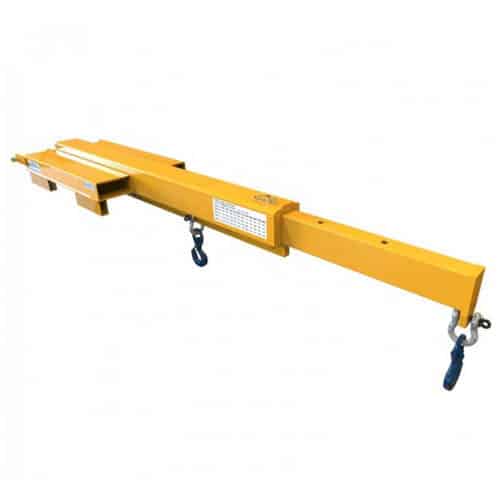 Low Profile Extendable Jib Forklift Attachment