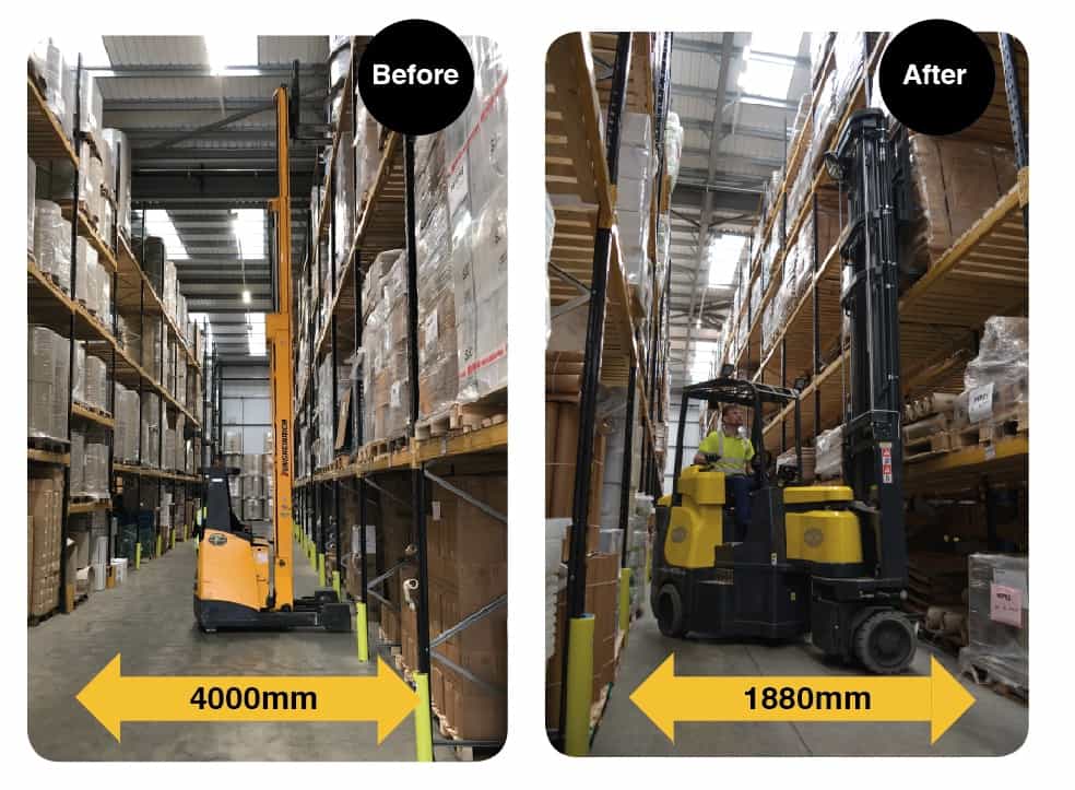 Forkway Narrow Aisle Forklift Solution